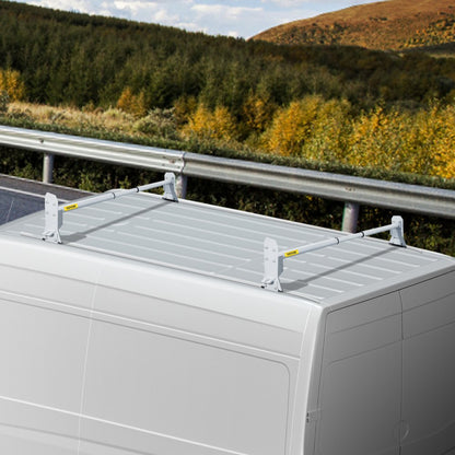 SYZ-00101 - Adjustable Steel Ladder Rack for Vans, 46.5"-68.1" Length