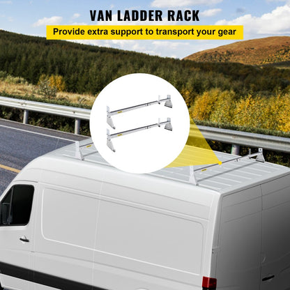 SYZ-00108 - Adjustable Steel Roof Rack for Vans, 331 LBS Capacity