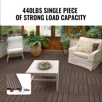 ALSM300-300-27(SZ) - 27 Tile Interlocking Outdoor Flooring, 11.6" x 11.6"