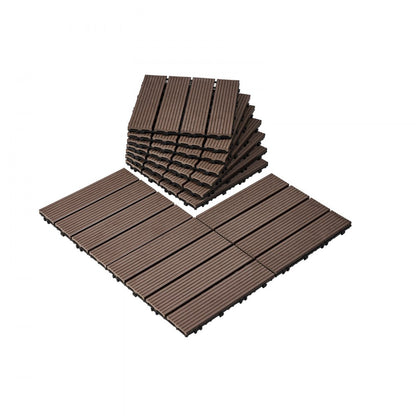 ALSM300-300-27(SZ) - 27 Tile Interlocking Outdoor Flooring, 11.6" x 11.6"