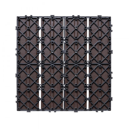 ALSM300-300-27(SZ) - 27 Tile Interlocking Outdoor Flooring, 11.6" x 11.6"