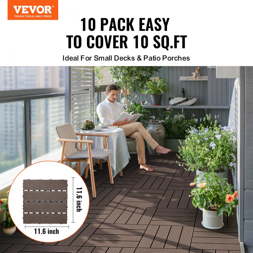ALSM300-300-10(SZ) - Waterproof Interlocking 11.6" Tiles for Stylish Flooring