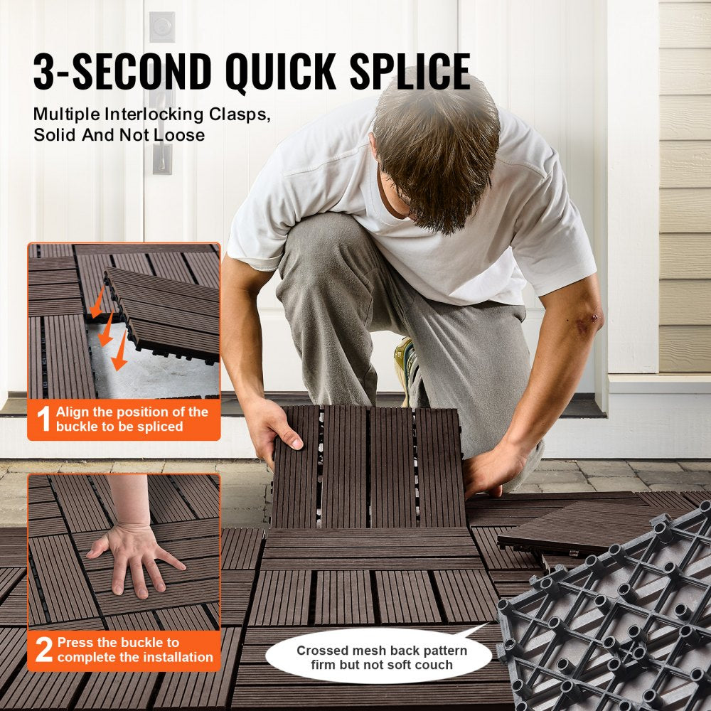 ALSM300-300-10(SZ) - Waterproof Interlocking 11.6" Tiles for Stylish Flooring