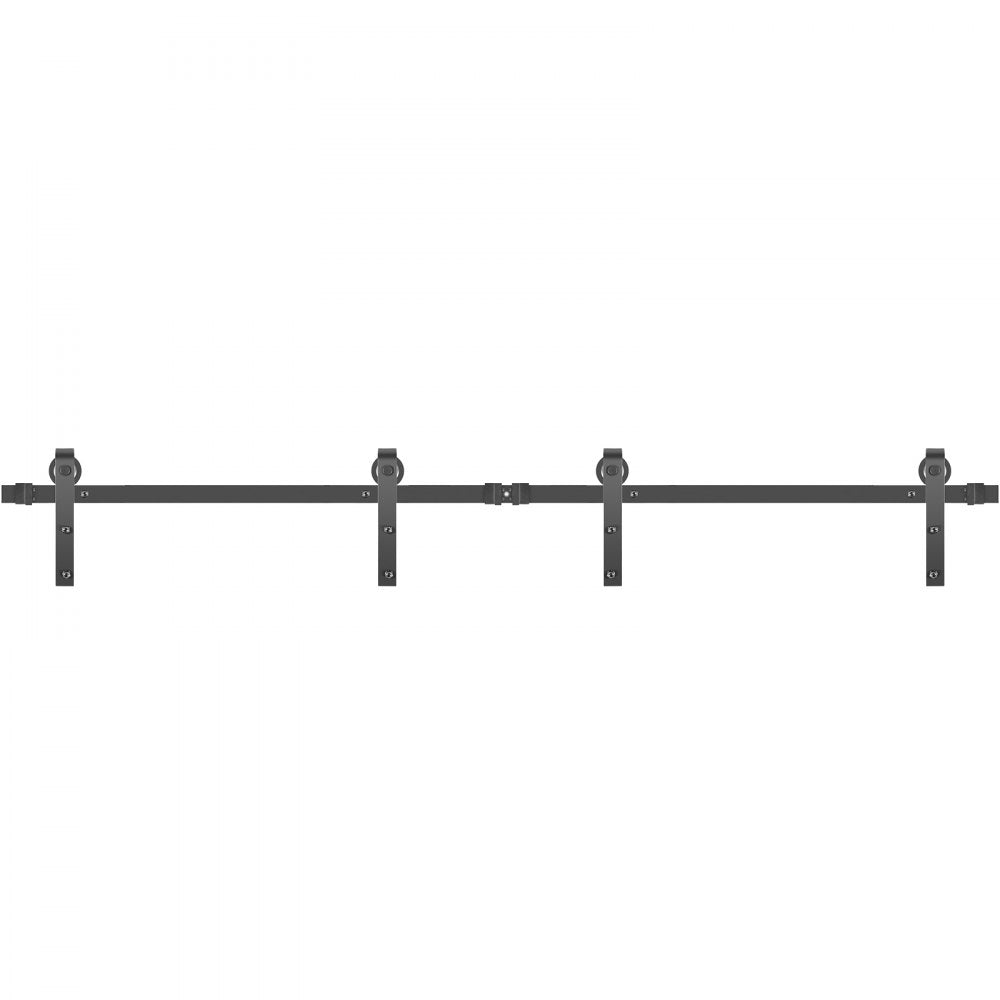 VV-HDGCDGM-SMDGJX9FT - 9FT Heavy-Duty Barn Door Hardware Kit for 330 lbs Capacity