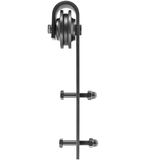 VV-HDGCDGM-SMDGJX9FT - 9FT Heavy-Duty Barn Door Hardware Kit for 330 lbs Capacity