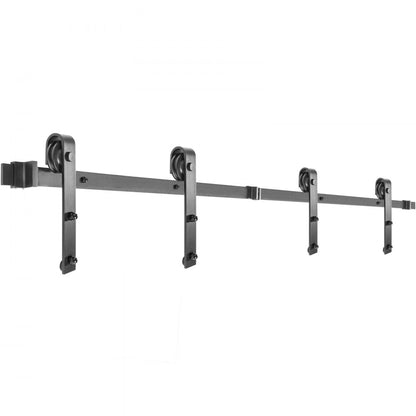VV-HDGCDGM-SMDGJX11FT - 11FT Heavy-Duty Sliding Barn Door Hardware Kit, 330lbs Capacity