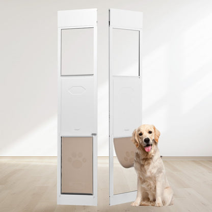 CWM03-XL - Adjustable 75.875"-80.687" VEVOR Dog Door for Large Pets