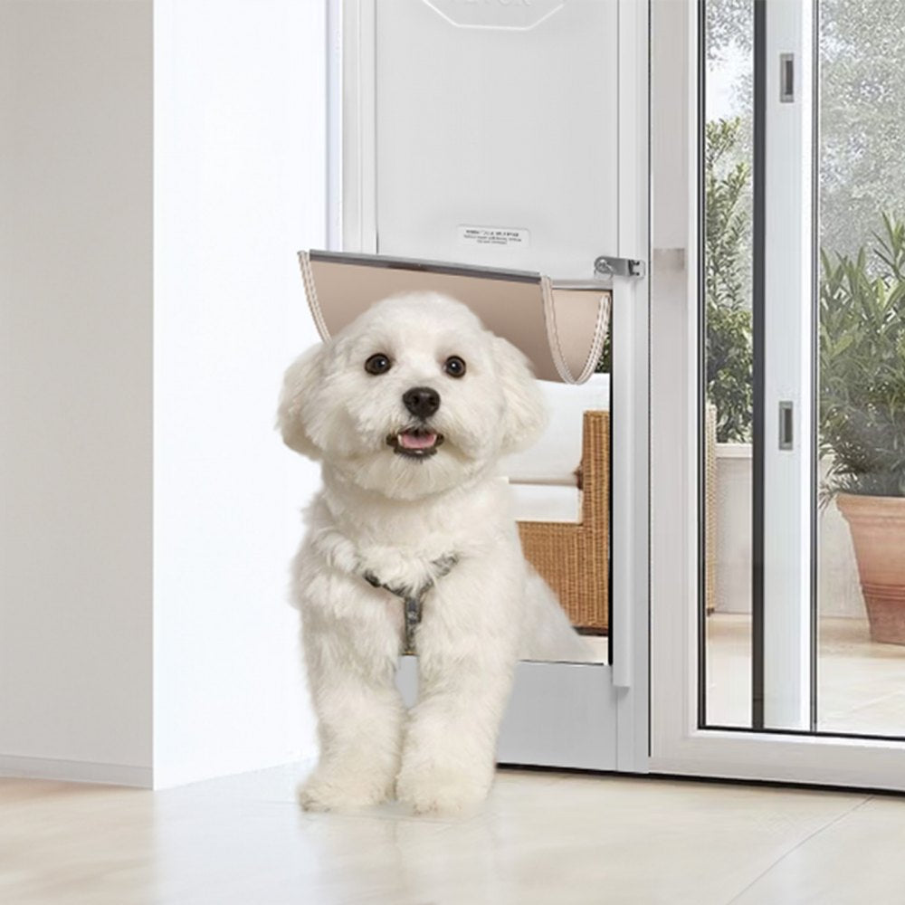 CWM03-M - Durable Dog Door for Sliding Glass, Adjustable 75 7/8" - 80 11/16"