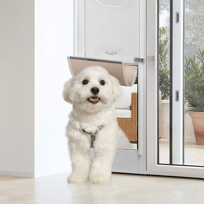 CWM03-M - Durable Dog Door for Sliding Glass, Adjustable 75 7/8" - 80 11/16"