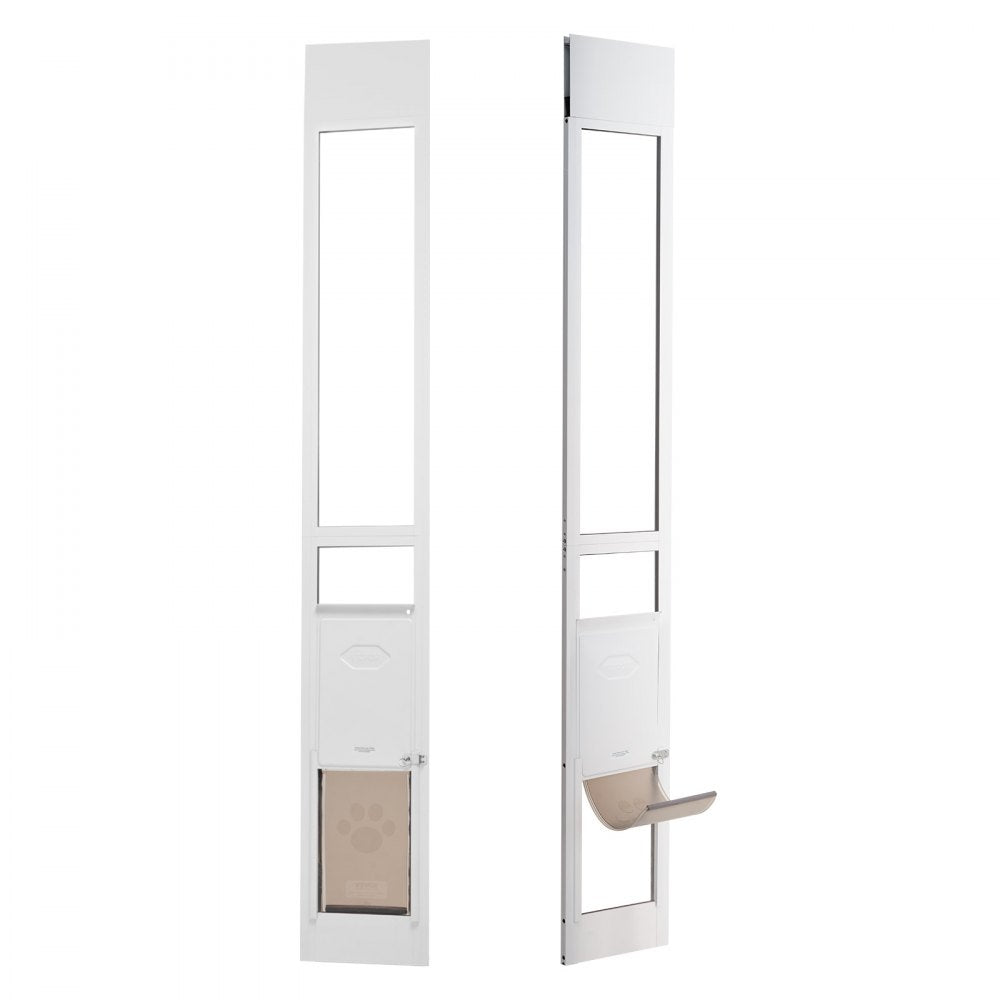 CWM03-M - Durable Dog Door for Sliding Glass, Adjustable 75 7/8" - 80 11/16"