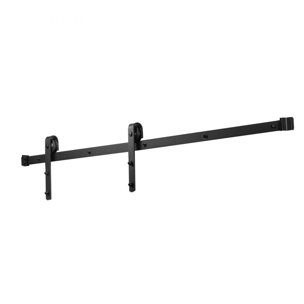 6FT-2D-5K-H - Heavy-Duty 6FT Barn Door Hardware Kit, Support 330 lbs