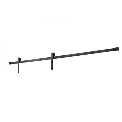 10FT-3D-7K-I - Durable Barn Door Hardware Kit with Steel Track, Easy Install
