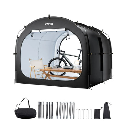 GXSKU4 - Durable Waterproof Bike Tent for 5 Bikes, Quick Setup