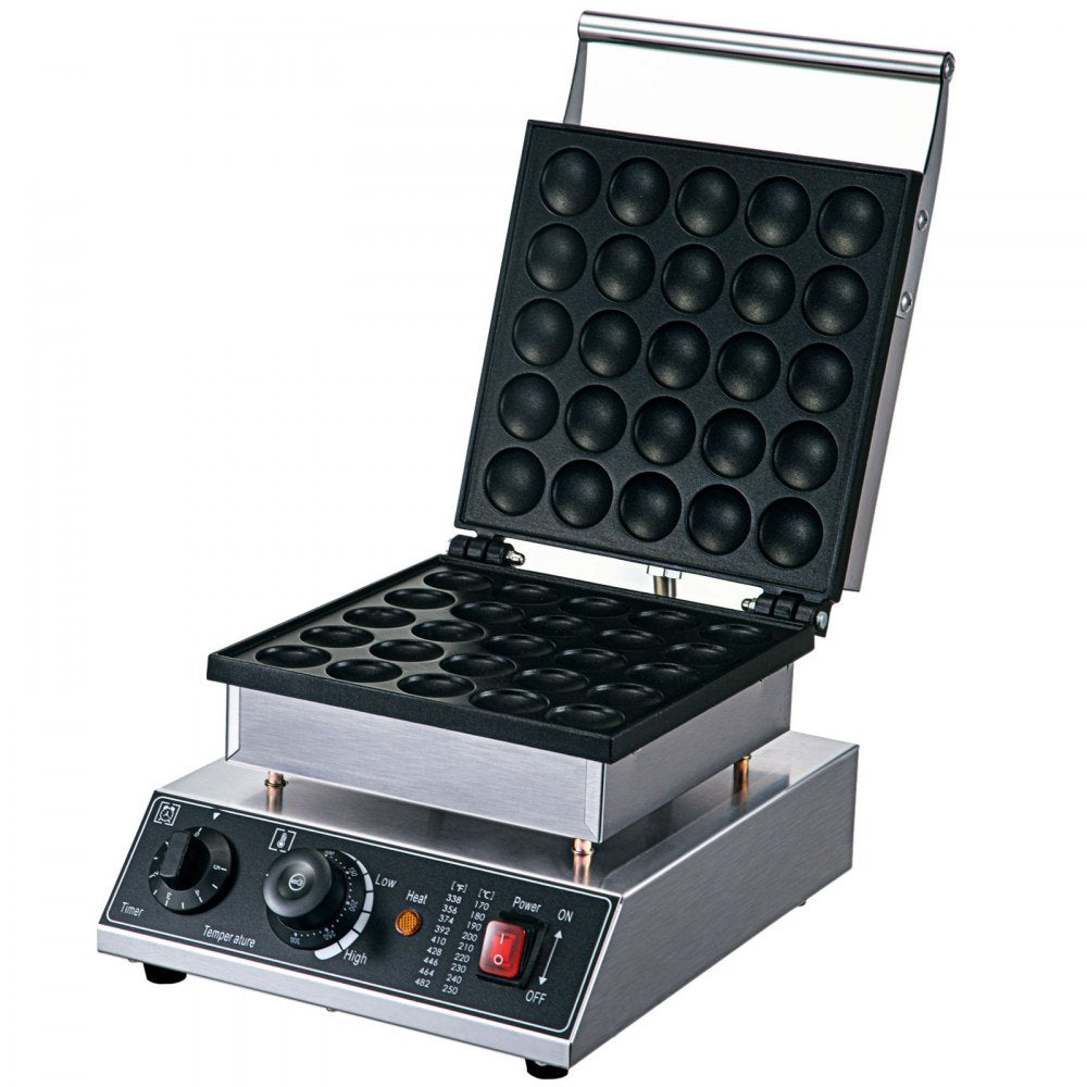 010127331524 - Compact 25-Pancer Mini Dutch Pancake Maker with Teflon Plates