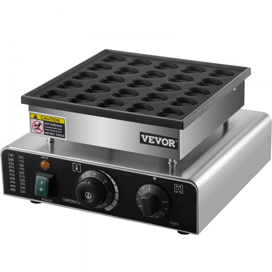 HT-2240B - Durable Heart-Shaped Poffertjes Maker with Adjustable Temperature