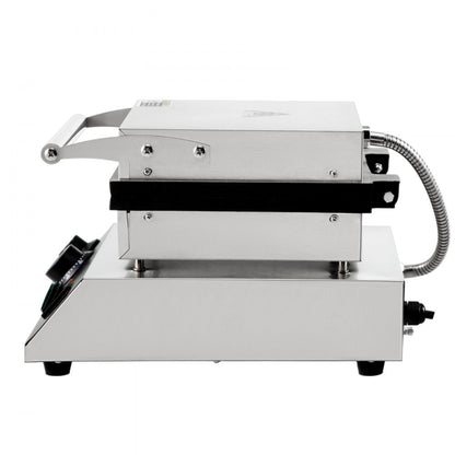 010119206373 - Stainless Steel Waffle Maker with Teflon Nonstick Plates