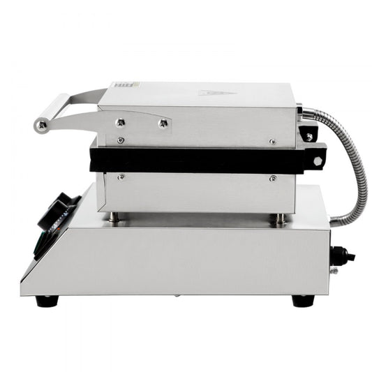 010119206373 - Stainless Steel Waffle Maker with Teflon Nonstick Plates