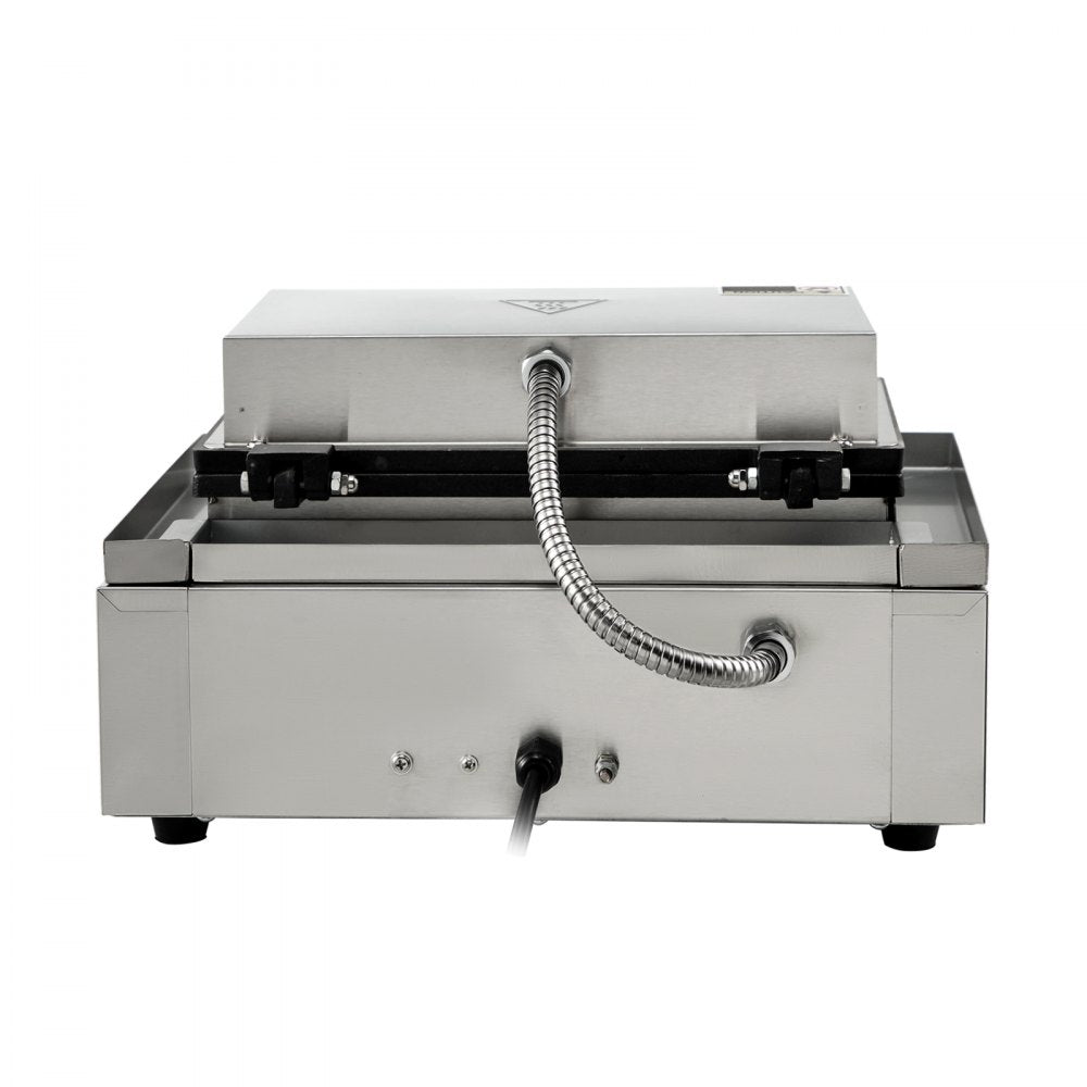 010791869369 - Durable Stainless Steel Rectangle Waffle Maker with Nonstick Pans
