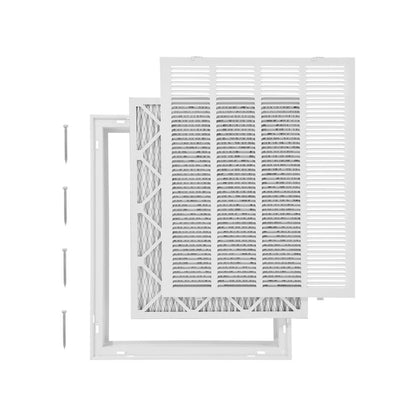 1RAF2025F-1 - Durable Steel Air Filter Grille with Easy Installation & Noise Reduction