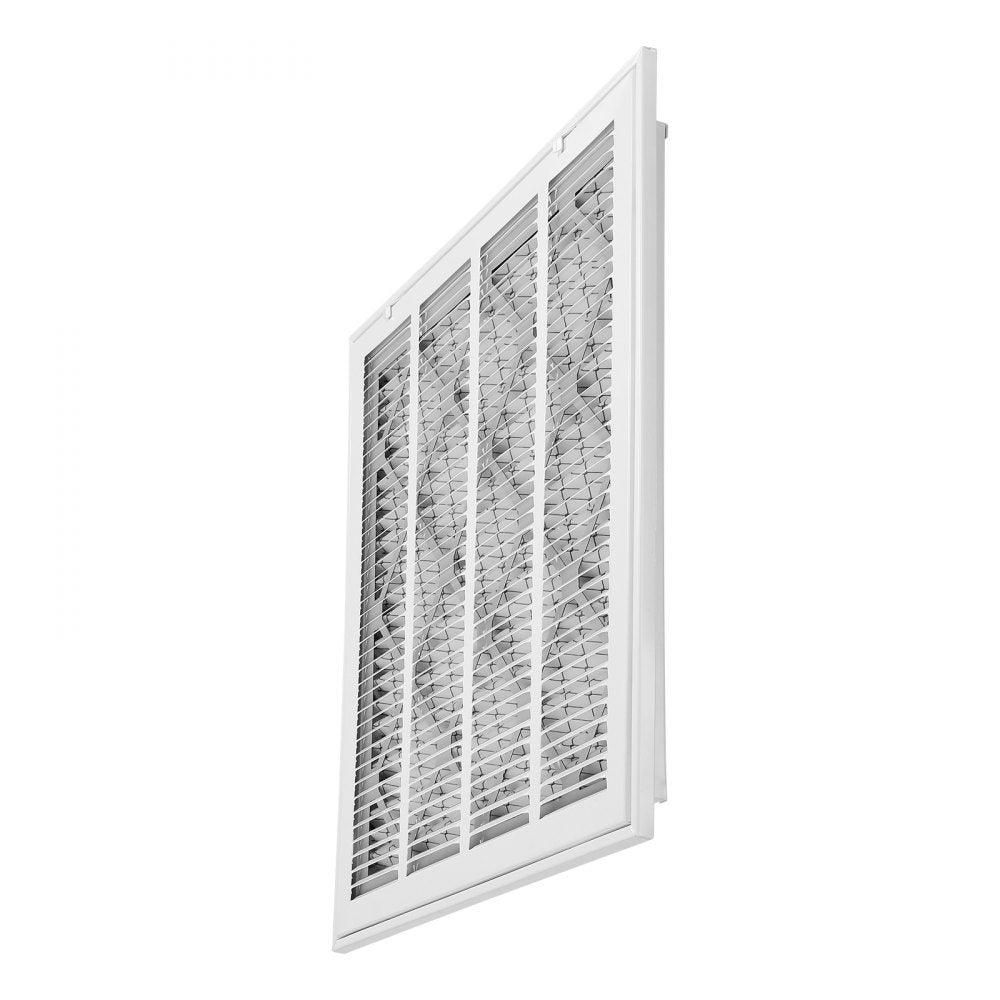 1RAF2020F-1 - 20x20 In Steel Air Filter Grille with Angled Blades
