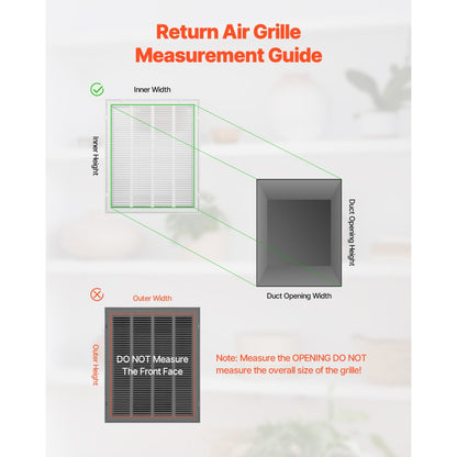 1RAF2025-1 - Optimized 19.7 x 24.8 in Steel Air Filter Grille