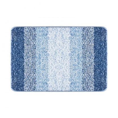 JY-001 - Plush Gradient Striped Bath Rug 29.5" x 19.7" with Non-Slip Backing
