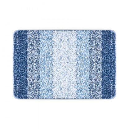 JY-001 - Plush Gradient Striped Bath Rug 29.5" x 19.7" with Non-Slip Backing