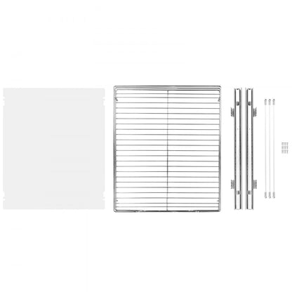 LX-C9263B - 18.5" Chrome Pull-Out Cabinet Organizer with Adjustable Shelves