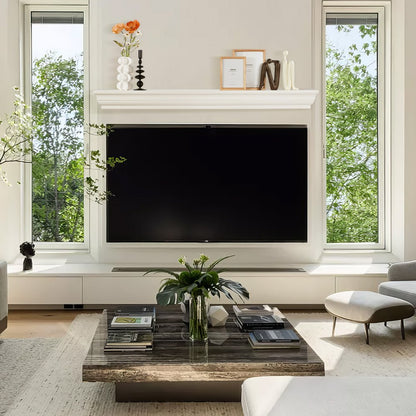 WT60-8-5 - 60" Rustic Pine Floating Mantel Shelf for Elegant Display