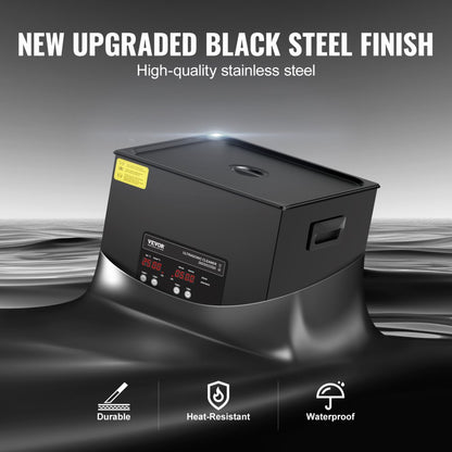 KZ-F15 - 15L Ultrasonic Cleaner with Dual Power & Digital Control