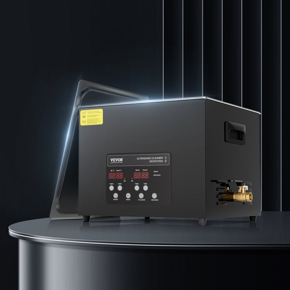 KZ-F15 - 15L Ultrasonic Cleaner with Dual Power & Digital Control