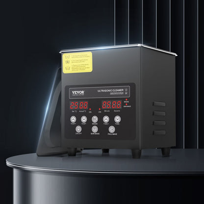 KZ-F2 - 2L VEVOR Ultrasonic Cleaner with Digital Control Panel