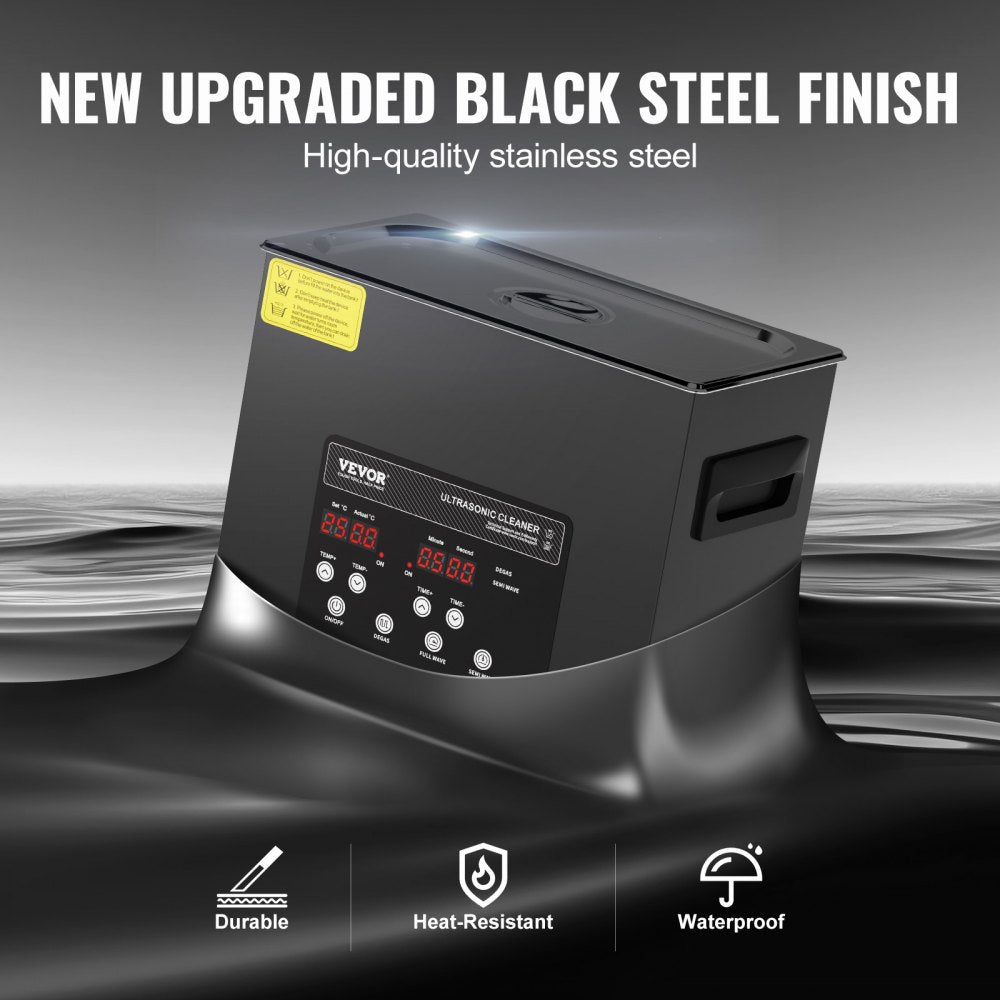 KZ-F6 - 6L Ultrasonic Cleaner with Digital Control & Degassing Feature