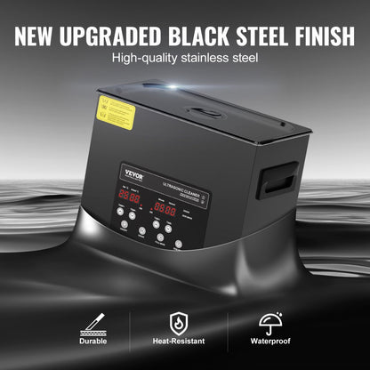 KZ-F6 - 6L Ultrasonic Cleaner with Digital Control & Degassing Feature