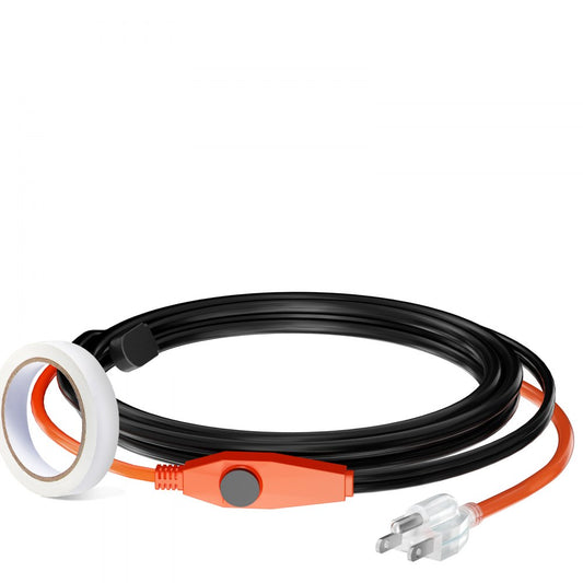 PFPC1-1A006 - 6FT Pipe Heating Cable 7W/FT with Thermostat