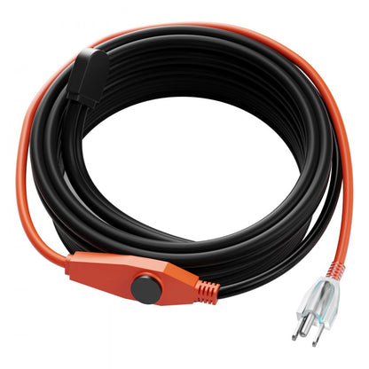 PFPC1-1A060 - 60FT Pipe Heating Cable with Thermostat, 7W/FT Power