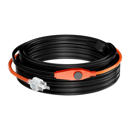 PFPC1-1A060 - 60FT Pipe Heating Cable with Thermostat, 7W/FT Power