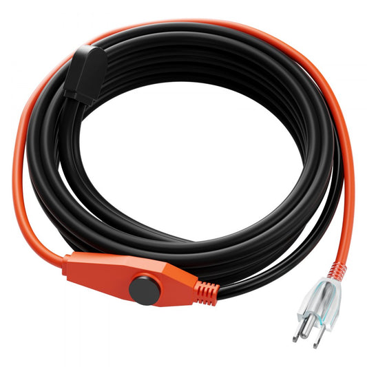 PFPC1-1A018 - 18FT Pipe Heating Cable with Thermostat and Indicator Light