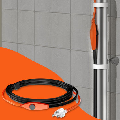 PFPC1-1A003 - 3FT Pipe Heating Cable with Thermostat, 7W/FT Power