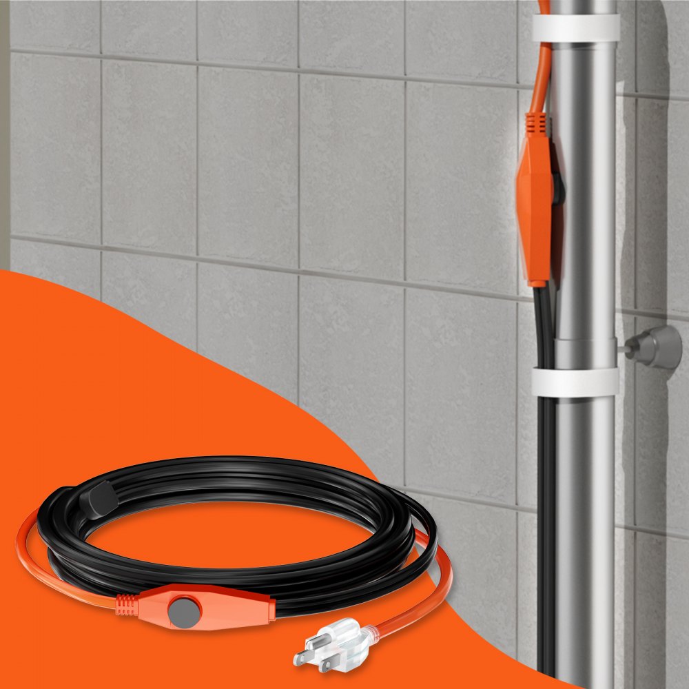 PFPC1-1A009 - 9FT Pipe Heating Cable with 7W/FT Power Output