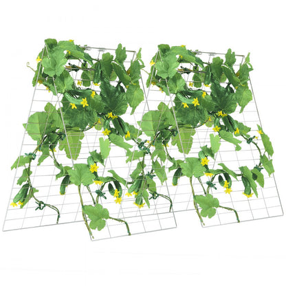 HGPJ002 - Durable 35" x 55" Metal A-Frame Trellis for Climbing Plants