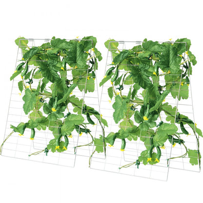 HGPJ002 - Durable 35" x 55" Metal A-Frame Trellis for Climbing Plants