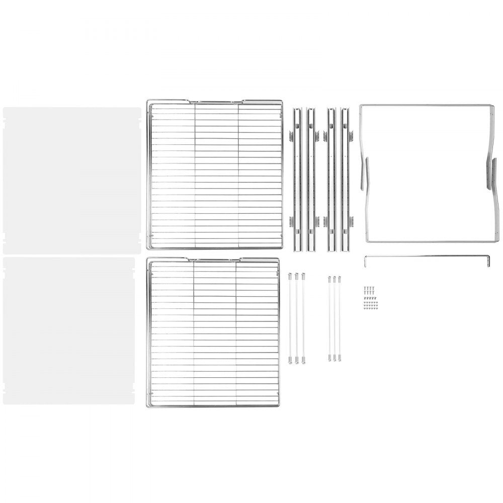 LX-C9275 - Durable 2-Tier Pull-Out Organizer with Adjustable Dividers