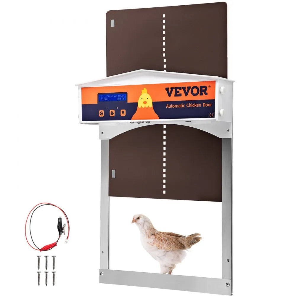 VV-XB - Durable Automatic Chicken Coop Door with Timer & Light Sensor