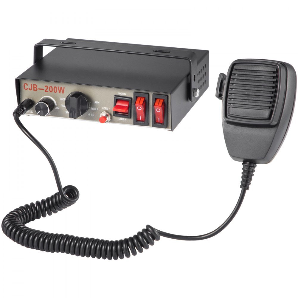 010271939515 - 200W Emergency PA System with Microphone & Light Control