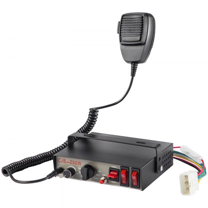 010271939515 - 200W Emergency PA System with Microphone & Light Control