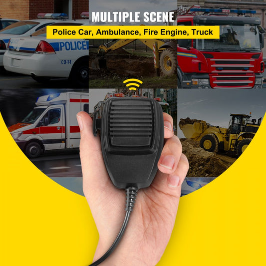 010857222462 - 200W Emergency Alert Kit with Handheld MIC & Mounting Bracket