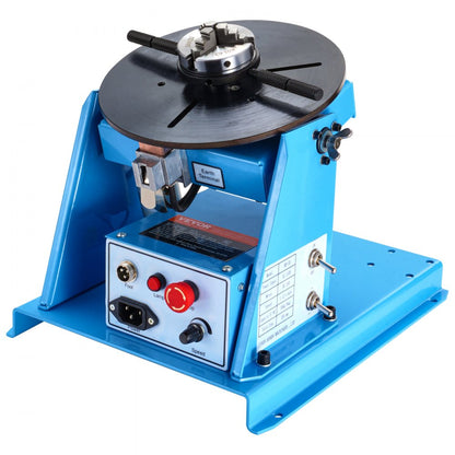HD-10 - VEVOR 20W Rotary Welding Positioner with 3-Jaw Chuck and 11 lbs Capacity