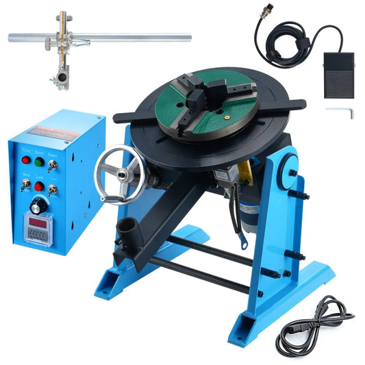 HD-30 - VEVOR 80W Rotary Welding Positioner, 33.1 lbs Capacity, 1-12 RPM