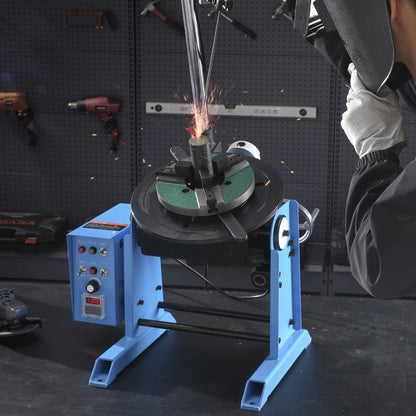 HD-50 - 12.4-Inch Rotary Welding Positioner with Adjustable Tilt and 120W Motor